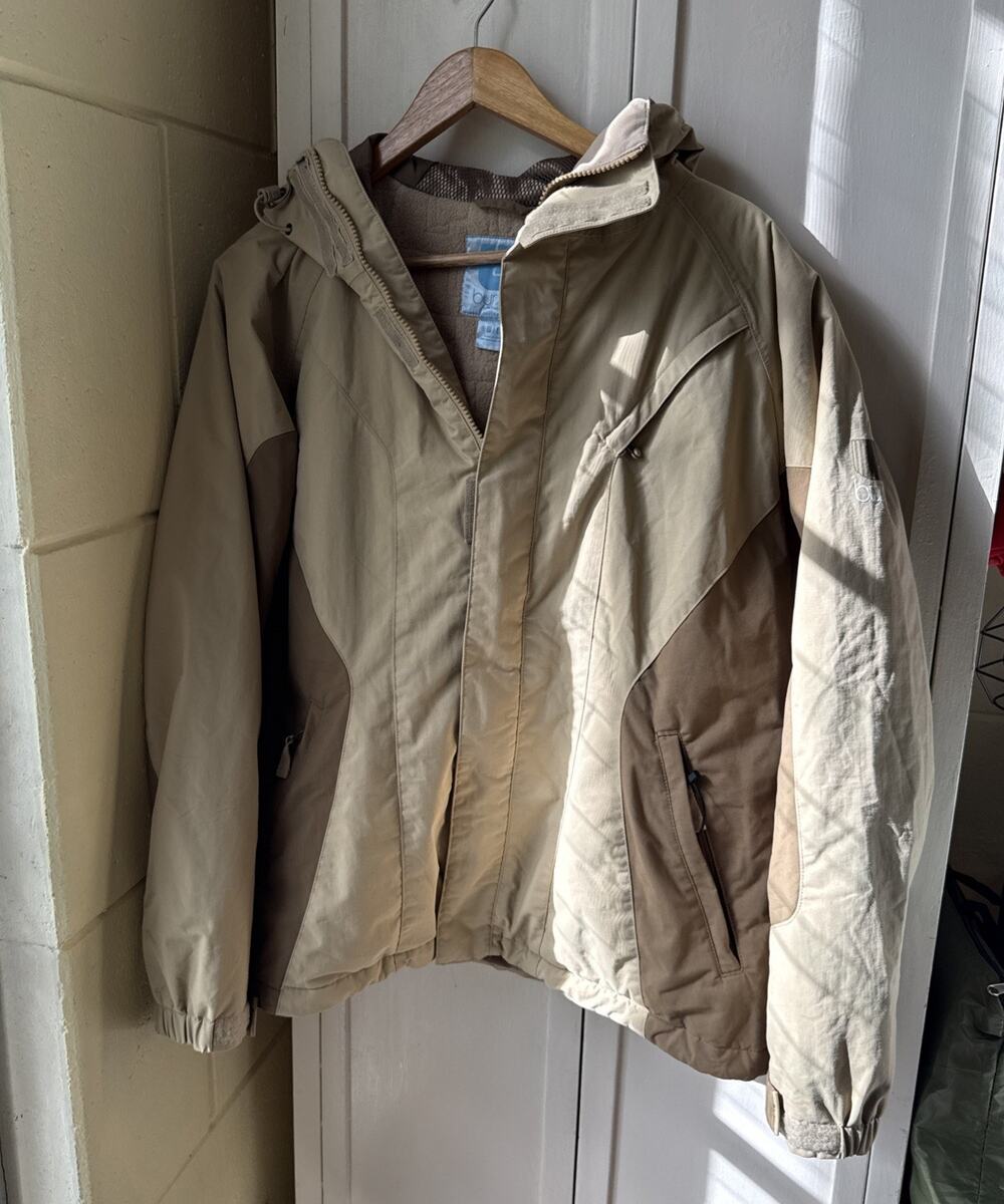 BURTON Snowboard Brown & Tan Winter Jacket Women’s Size Large L Coat